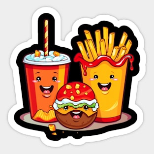 kawaii  junk food T-Shirt cute  funny Sticker